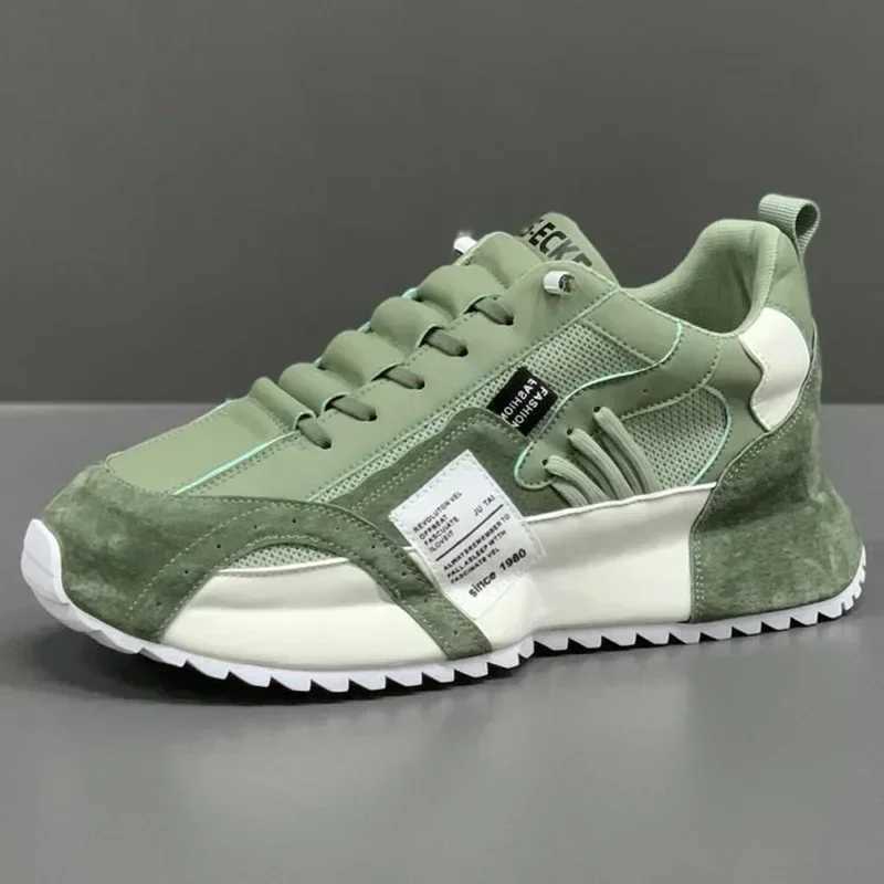Mens Luxury Sneakers Sports Shoes Moccasins Chunky Men Casual Sneakers Comfortable Breathable Trend Designed Personty Shoes Y250305