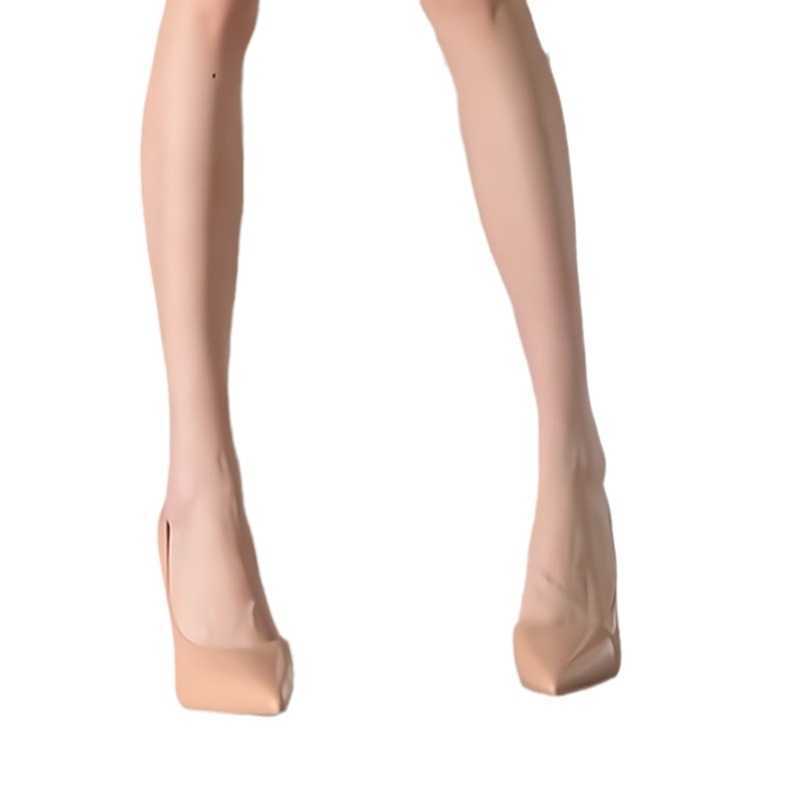 Bare Colored High Heeled Shoes Design That Doesnt Rub Against The Feet Have Slim Heels Designed Skirts Single Shoes For Women