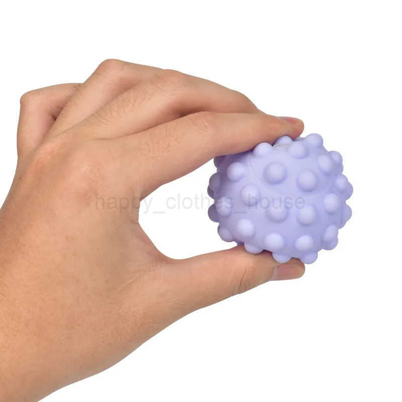 6PCS Baby Bath Toy Sensory Balls Set Textured Hand Touch Grasp Massage Ball Infant Tactile Senses Development Toys for BabiesXJ241207