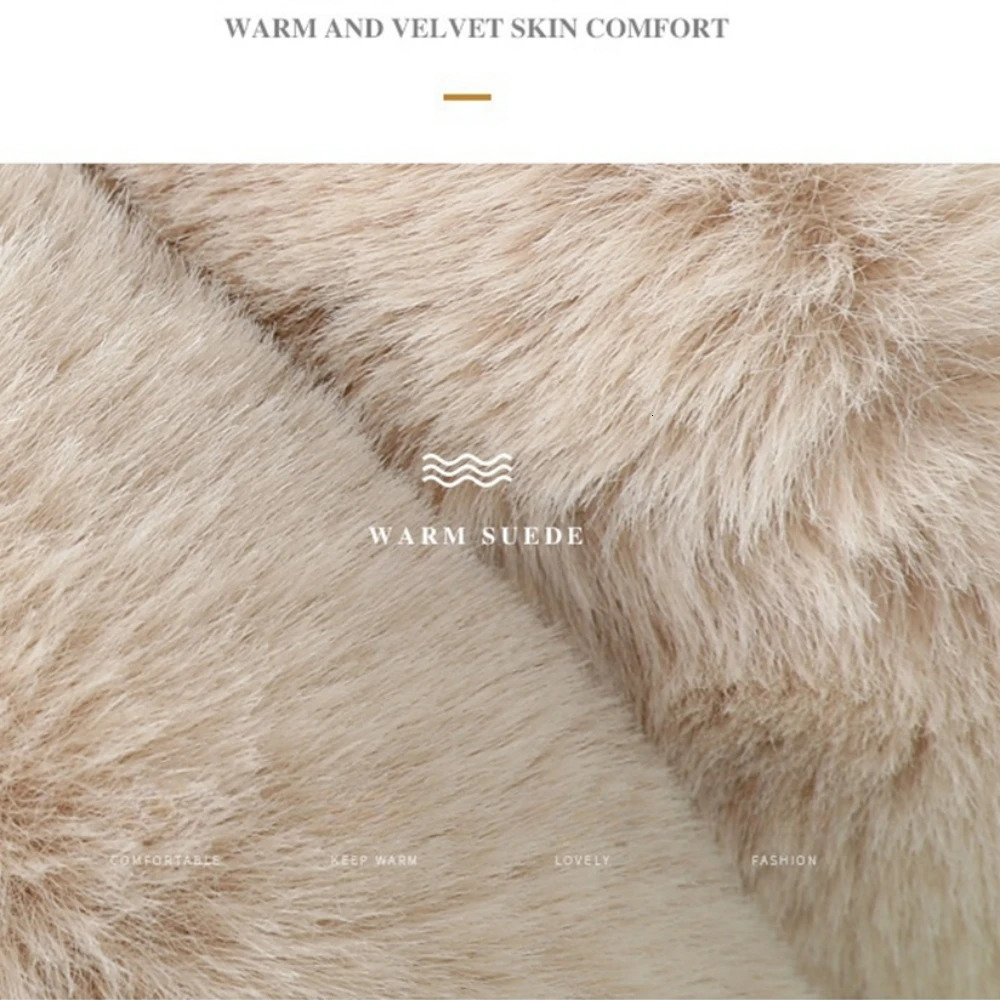 Girls Winter Warm Plush Earmuffs Foldable Korean Version Two tone Coral Hair Portable Simple Windproof and Antifreeze Earmuffs 241205