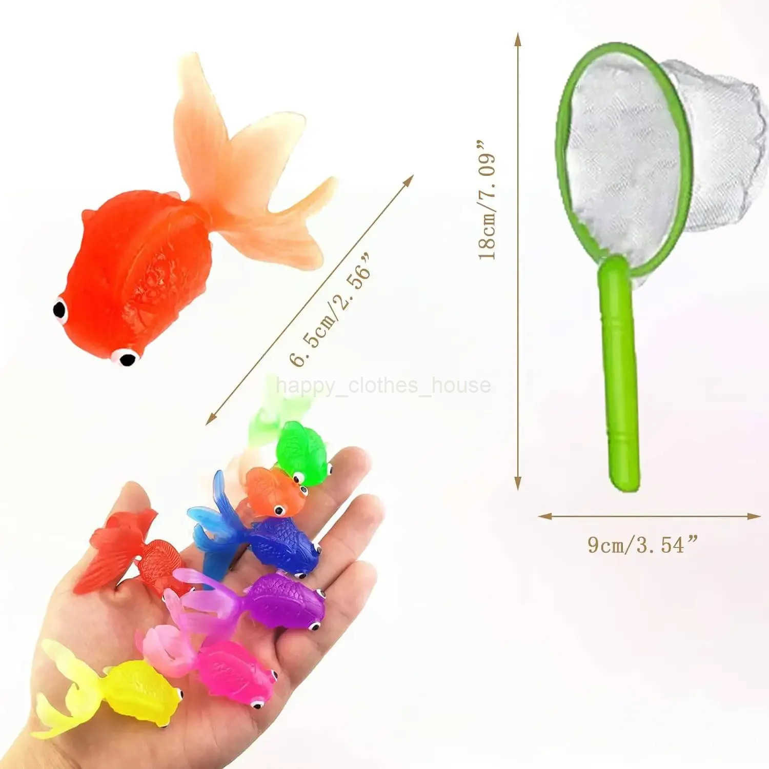 7pcs Baby Bath Toys Set with Fishing Net Water Toys Bathtub Baby Play Swimming Pool Games Gift for Kids Toddler Birthday ParXJ241207