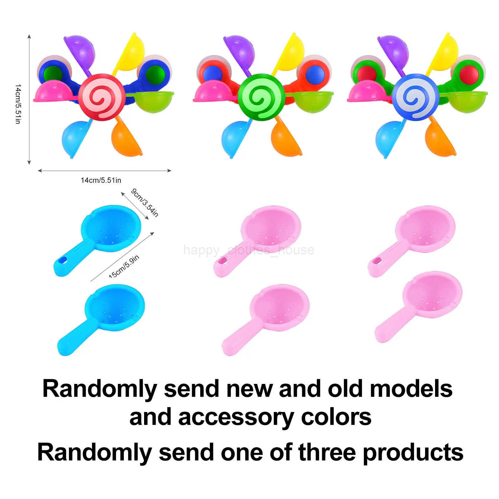 Colorful Waterwheel Bathing Sucker Baby Bath Toys Bathtub Water Spray Play Set Shower Sprinkler Toy For KidsXJ241207