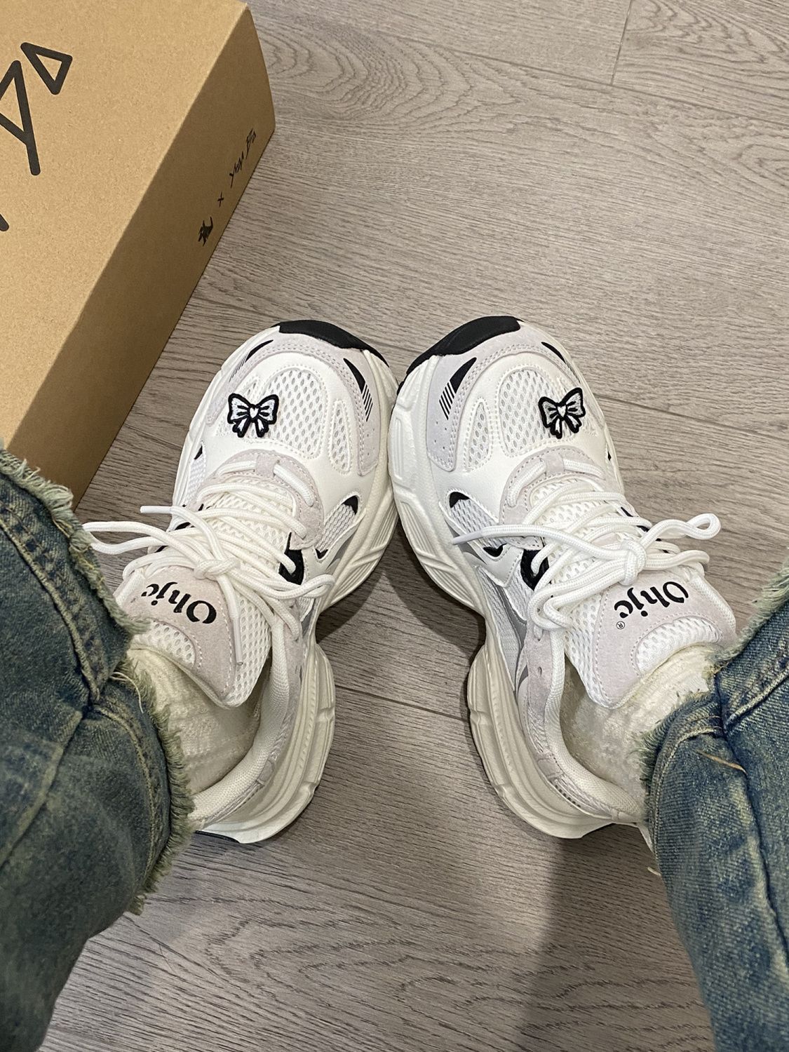 Free shipping designer Casual shoes for womens sliver pink black Green Platform sneakers Thick bottom outdoor trainers Lace up bow shoes size 35-40