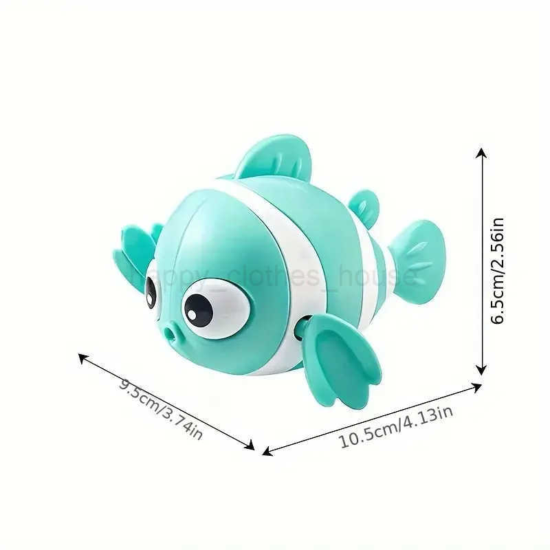 Popular Baby Bath Toy Clown Fish For Summer With Chain For Indoor And Outdoor Use. Perfect Birthday Or New Years Gift.XJ241207