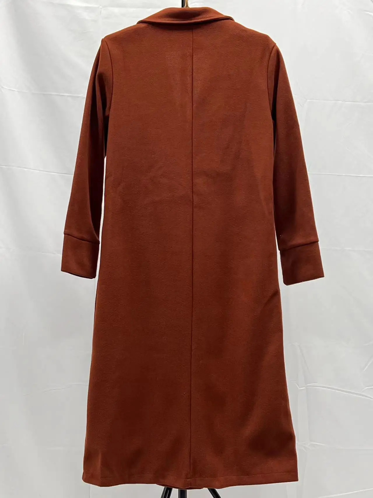 Autumn and winter 2024 womens long woolen coat Korean version of the loose temperament haute overcoat 241202