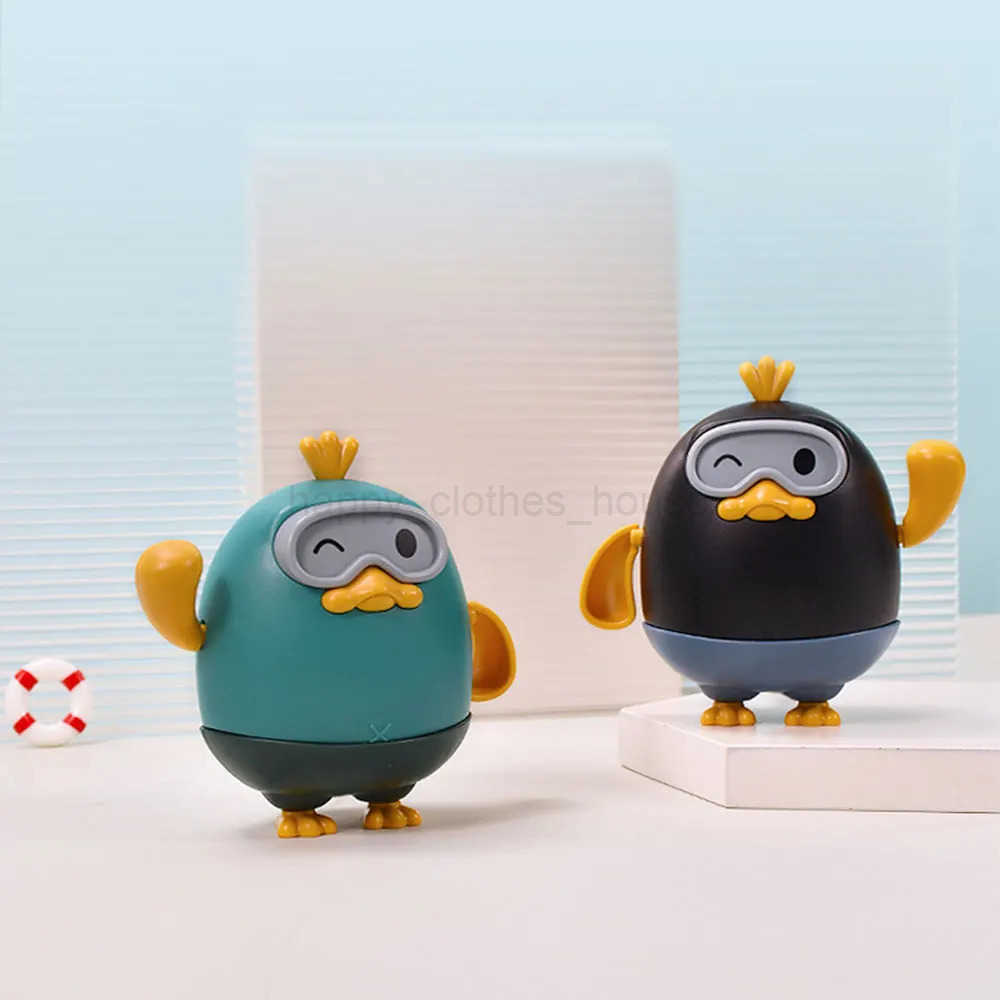 Cute Fun Toys Summer ChildrenS Bath Pull String Duckling Water Play Baby Bath Swimming Cute Toys For Boys And Girls UniversalXJ241207