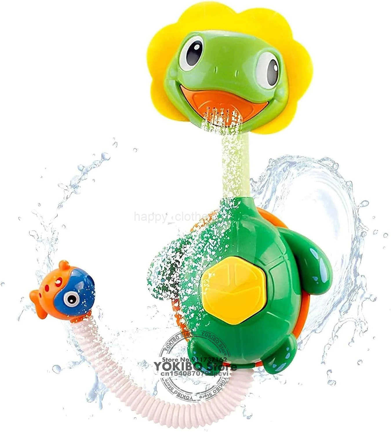 Turtle Baby Bath Toys Spray Bathing Tub Fountain Toys for Kid Hand Shower Floating Bathtub Shower Pool Bathroom Toy for BabyXJ241207
