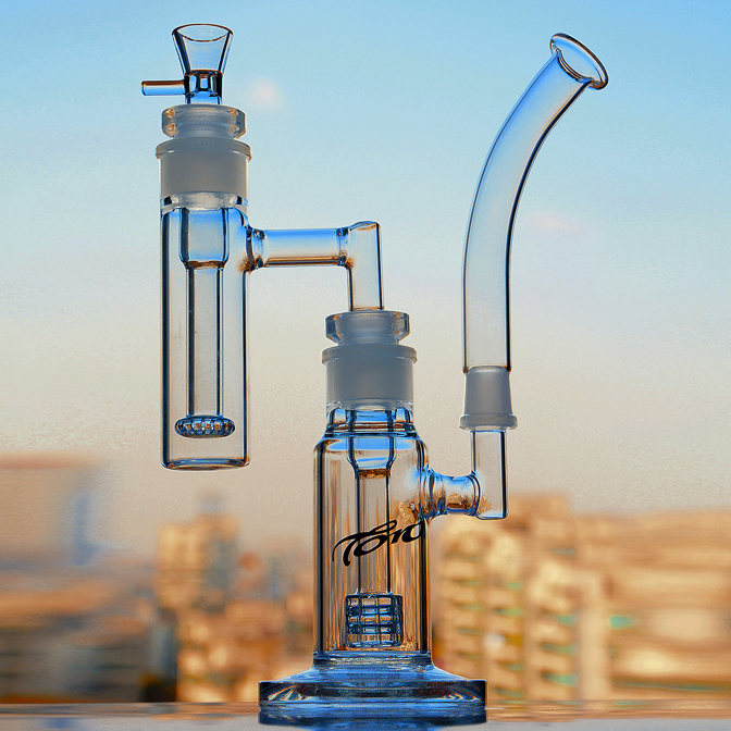 TORO Glasses Bong hookahs Smoke Pipes Matrix Perc Percolator Water Pipe beaker Heady Glass Dab Rigs with 18mm Joint