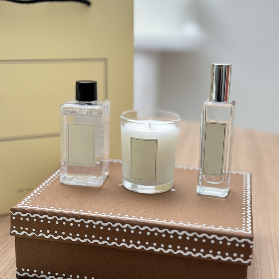 Aromatherapy candle perfume three piece home room durable gift box perfume hand gift