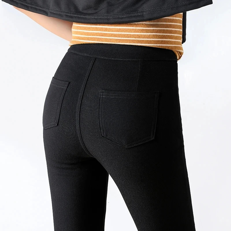 Women Summer Elastic Casual Stretch Skinny Leggings Slim Pencil Pants 241203