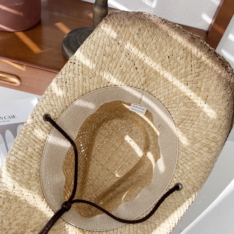 Series Cowboy Hat Womens Retro Gentleman Dress Hat Panama Cowboy Jazz Hat Sombrero Hombre 241206