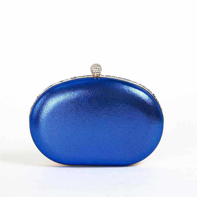 Clutch Bag New Colorful Diamond Egg Style Fashionable Evening Bag Versatile Bag Bridal Dress Qipao Womens Bag 240920