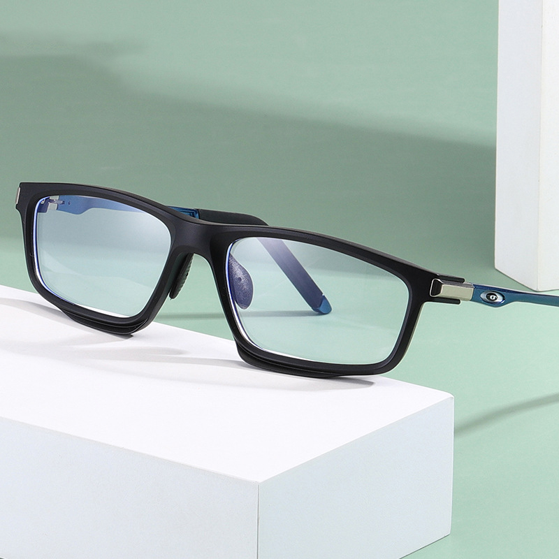 Modern TR Unisex Large Double Beam Spectacles Trendy Street Photographer's Eye Wear (Model 8120)