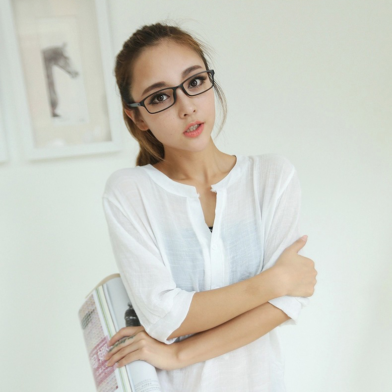 Stylish TR90 Unisex Myopia Eyewear with Full Rim Design - Radishu JR1331 Eyeglass Frames for Both Genders