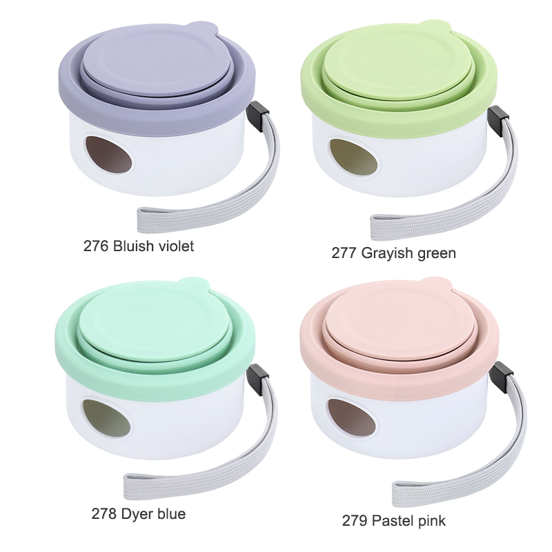 Pet BowlFolding Silicone BowlDog Drinking BowlOutdoor Pet Multifunctional Feeding SetPortable BoxPick Up Poop Bag