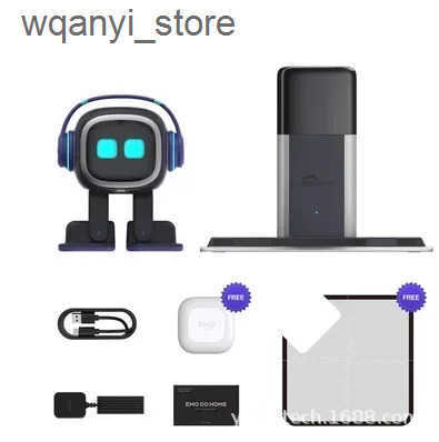 Electronics Robots EMO supports interactive desktop voice recognition intelligent AI robot companion emotional home EMO robot childrens growth gift L2