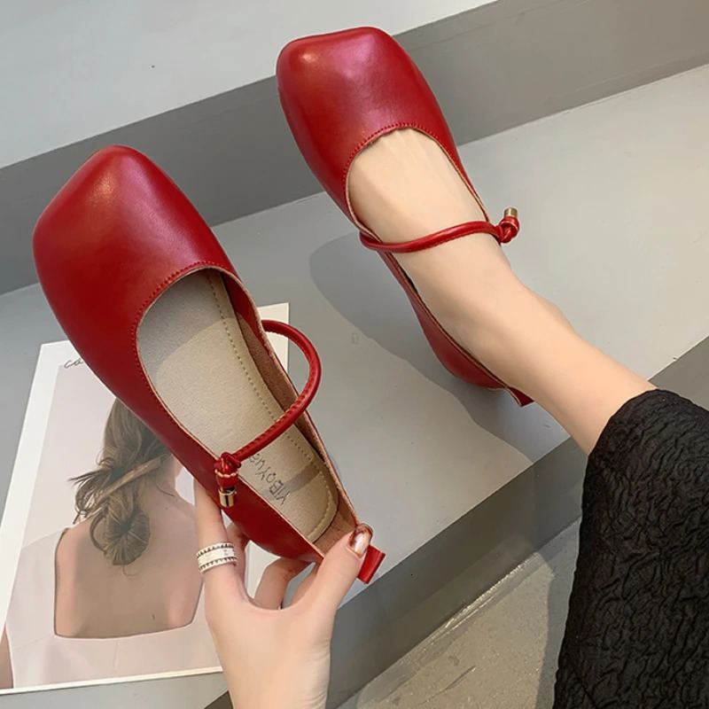 Womens casual flat bottomed boat shoes ballet dancer round toe autumn womens comfortable soft and shallow 241206