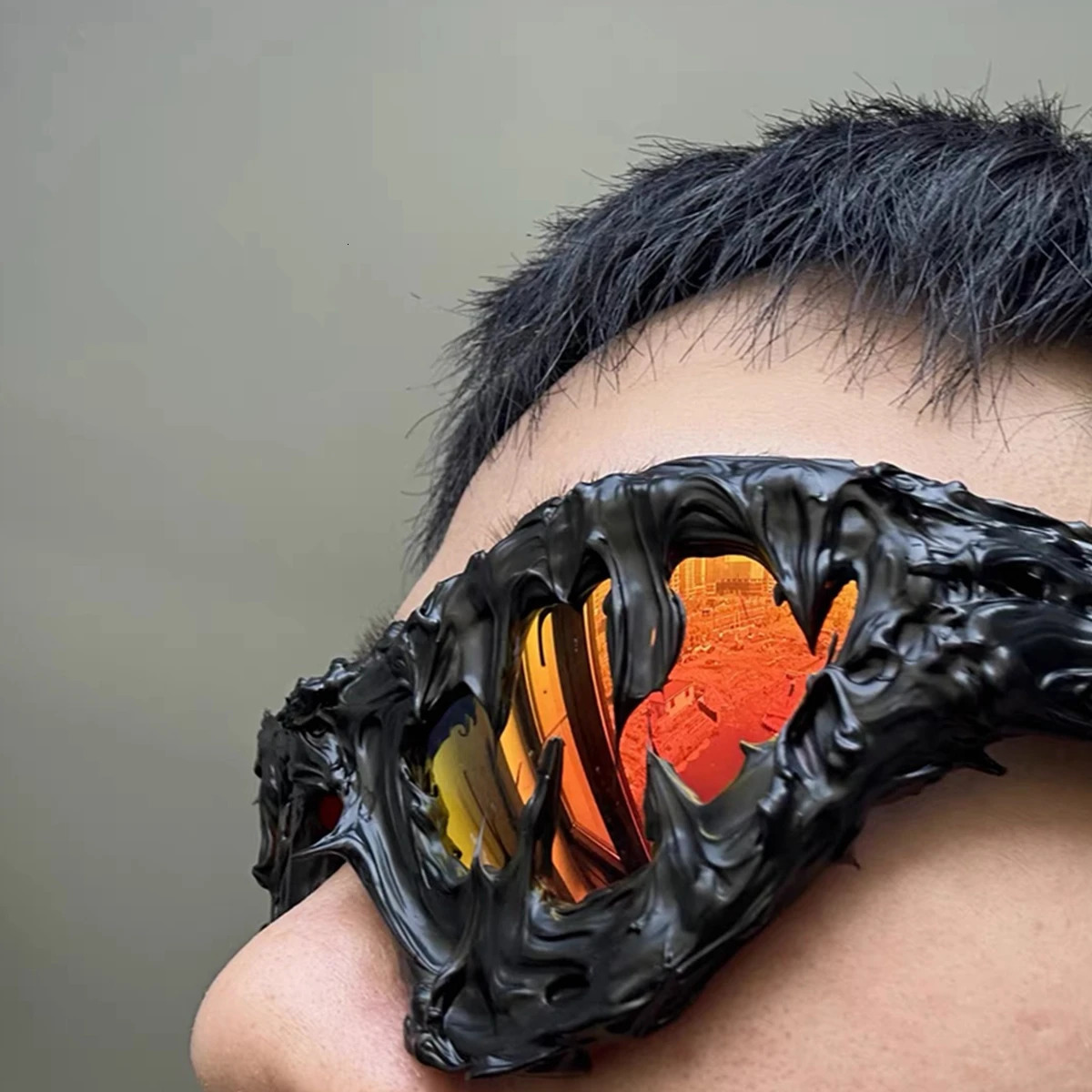 personality spiky retro Victorian steampunk goggles welding punk gothic role-playing party mens glasses outdoor 241206