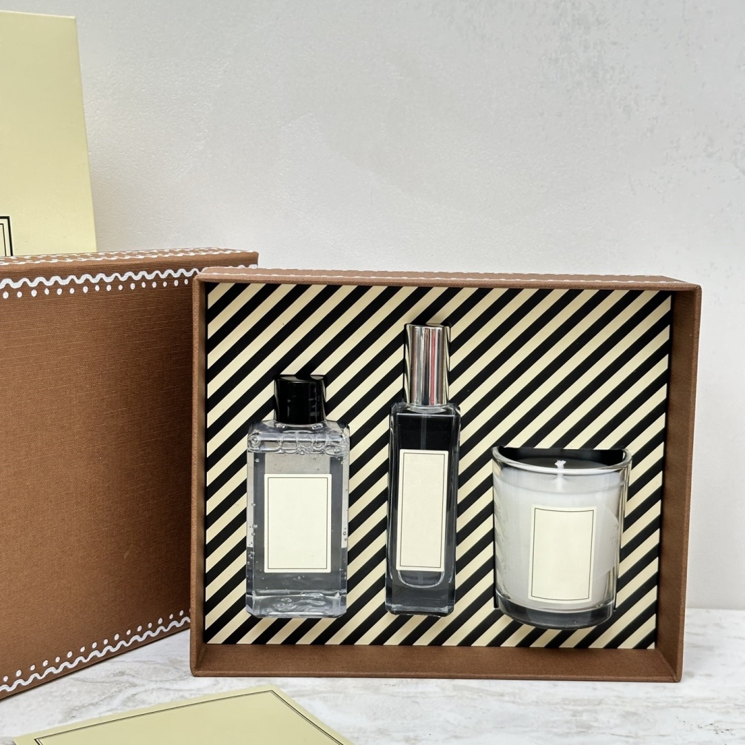 Aromatherapy candle perfume three piece home room durable gift box perfume hand gift