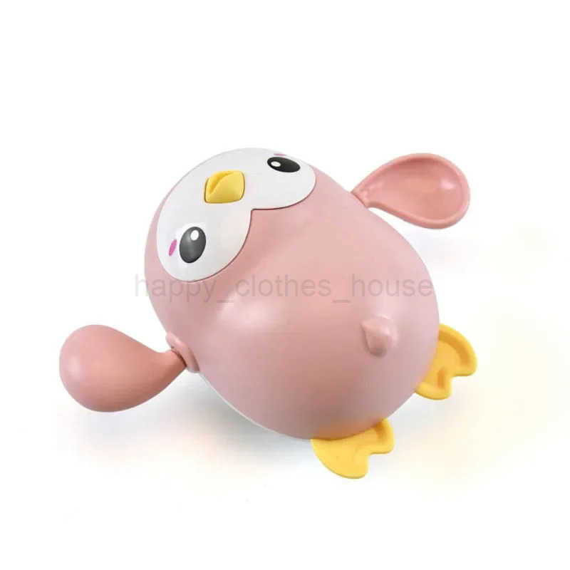 Baby shower toy animal cute penguin classic baby water toy baby swimming chain clockwork toy for kidsXJ241207