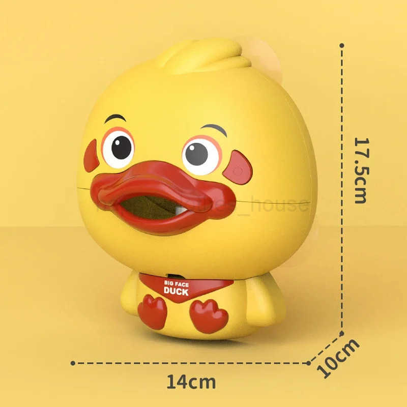 Bubble Duck Baby Bath Toy Funny Toddler Bath Bubble Maker Pool Swimming Bathtub Soap Machine Bathroom Toys for Children KidsXJ241207