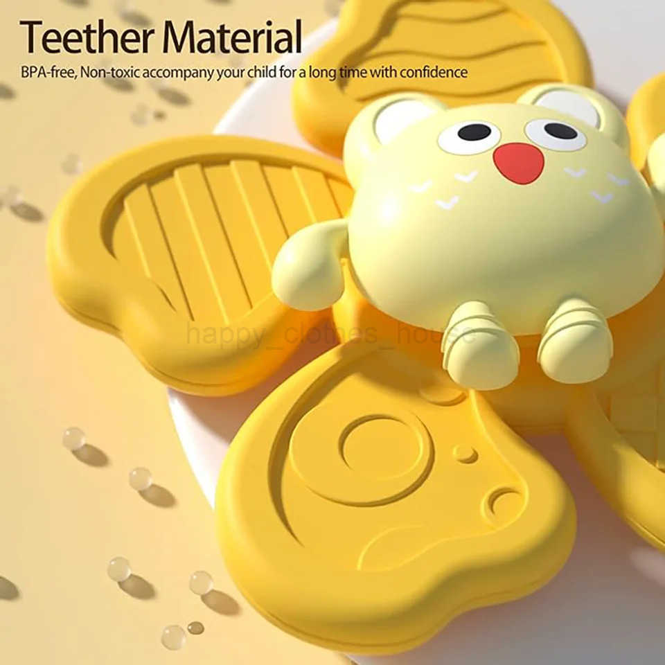 Baby Bath Toys Funny Bathing Sucker Spinner Suction Cup Rattles Fidget Educational ToysChristmas Birthday Gifts for KidsXJ241207