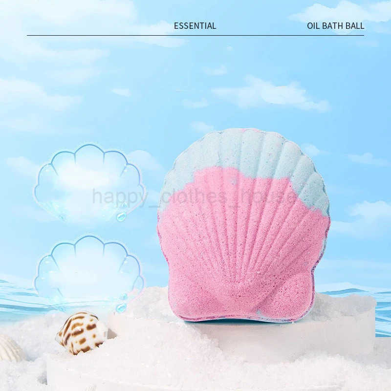 1Pcs Bath Salt Ball Kids Spa Essential Oil Bath Bomb Cleaner Foot Bath Bubble Balls Moisturize Dry Skin Hotel Relaxing Home GiftXJ241207