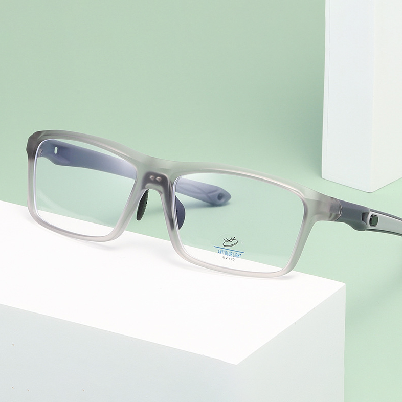 Men's & Women's TR90 Lightweight Sports Glass Frames with Customizable Lengths