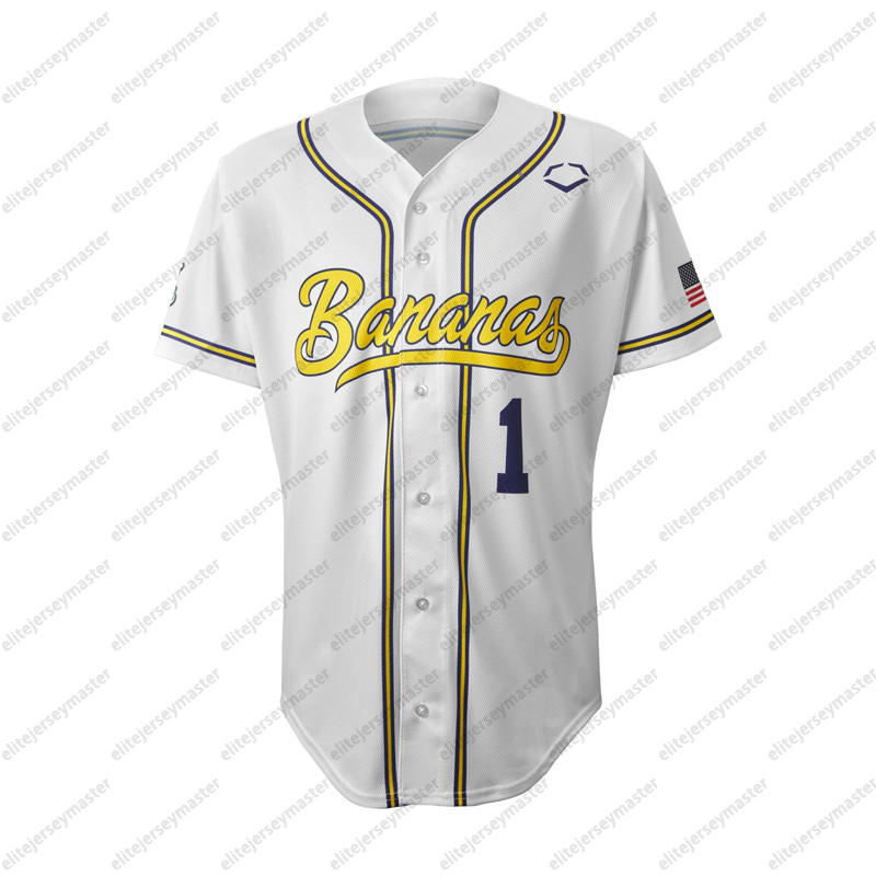 Bananas Olson 8 Phillips 29 Rac 15 Baseball Jersey Customized Jerseys For Mens Women Youth