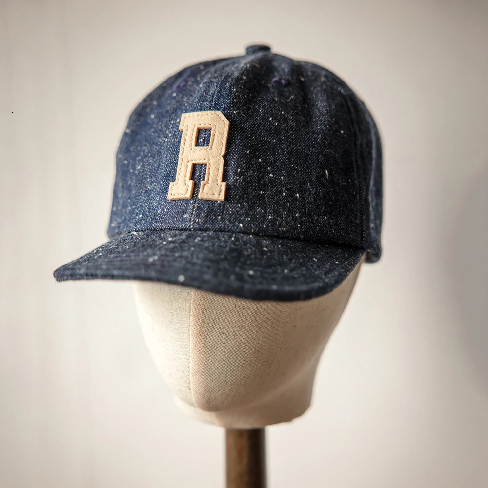 Red Tornado Neppy Denim Truck Hat Adjustable Sturdy Style Baseball Hat Amekaji 241206