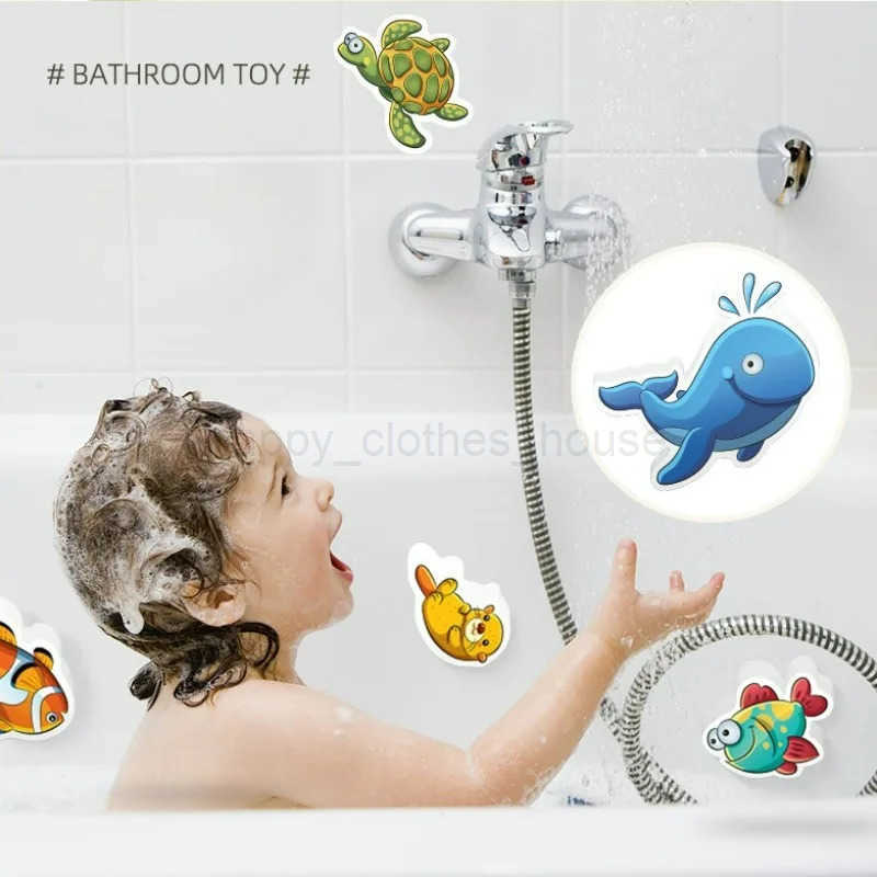 Baby Bath Toys Fun Foam Animals Cognitive Floating Toy Traffic Bathroom Bathtub Toys for Babies Boys Gifts Early Educational ToyXJ241207