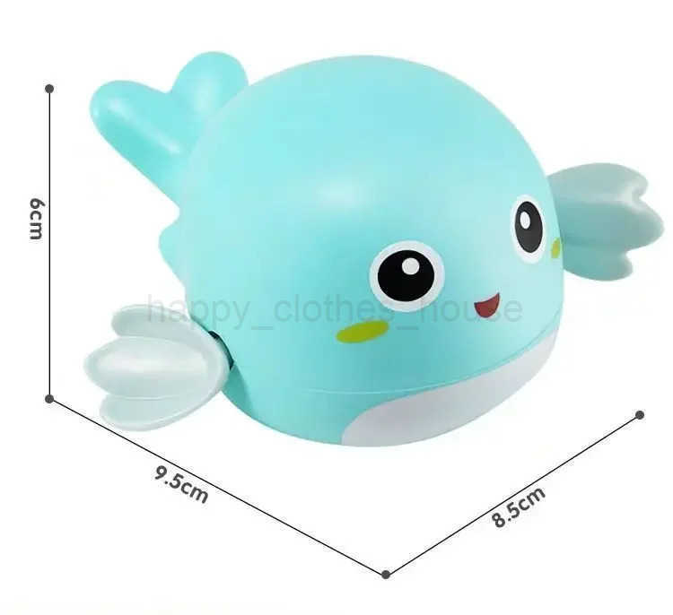 Baby Bathing Toy Children Dolphin Turtle Water Spray Sprinkler Bathroom Sprinkling Shower Toy Kids Swimming Water Clockwork ToysXJ241207