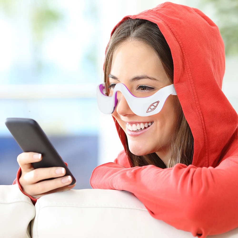 Eye Massager Red Light Eye Beauty Device Eye Fatigue Fades Dark Circle Anti Wrinkle Compress Therapy Eye Beauty Device 241206