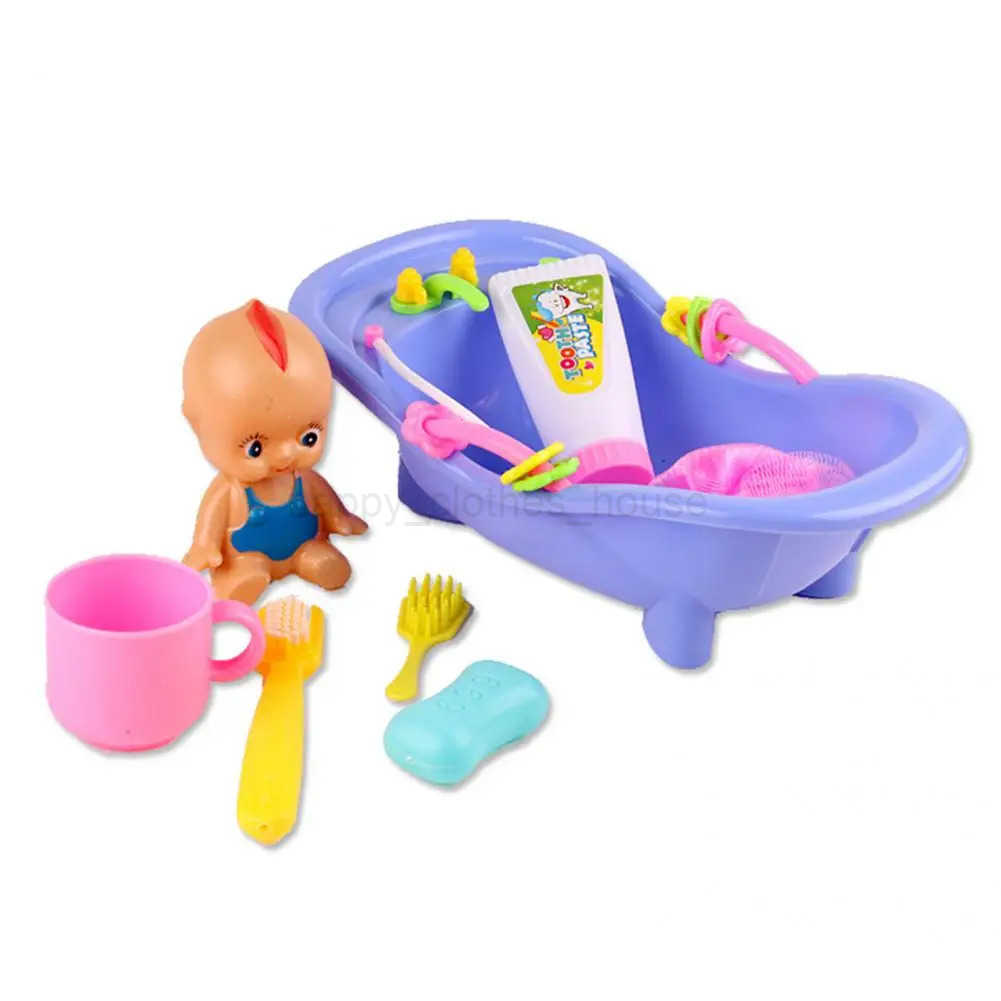 Lovely Bathroom Toy Eco-friendly Shower Toy High Simulation Gift Baby Play House Doll ToyXJ241207