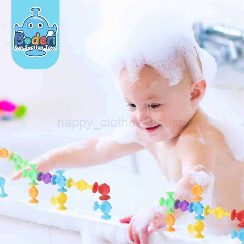 114/PCS Baby Shower Suction Cup Toys For Kids Ages Suction Toys Sensory Toys Bath Travel Toys Suction Cup Toys SiliconeXJ241207