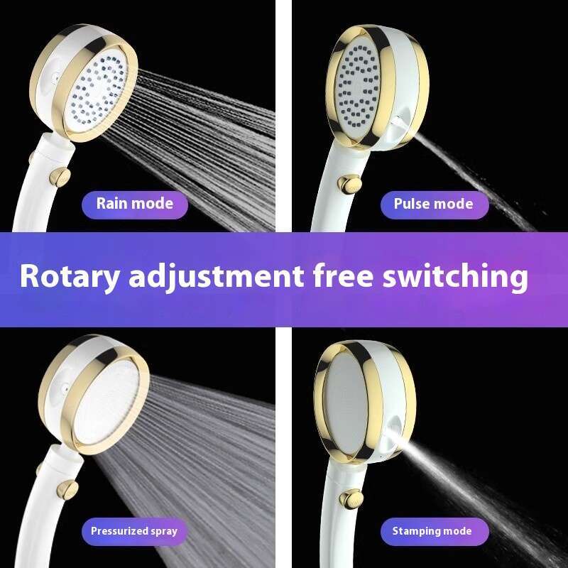Bathroom with four sided large water output, household pressurized high-pressure showerhead, shower showerhead