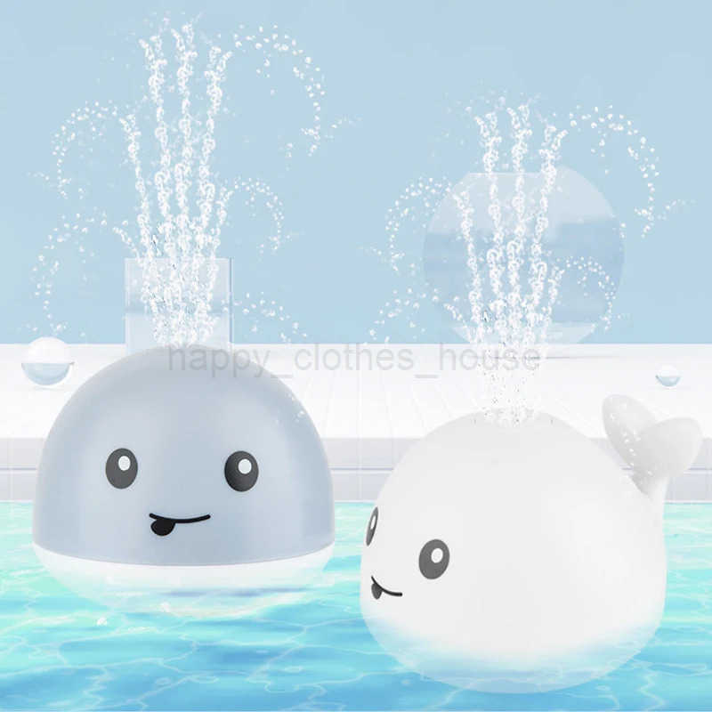 Baby Light Up Bath Toys Whale Automatic Sprinkler Bathtub Toys kids Infant Swim Pool Bathroom Toys Gifts With Music LED LightXJ241207