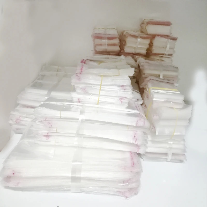 500pcs transparent bags for packaging self-adhesive transparent Opp bags fiberglass self sealing bags gift bags 241206
