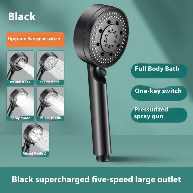 Pressurized nozzle household bathroom faucet shower Shower head wer drying bath suit
