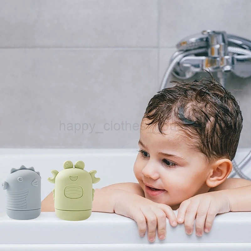 Baby Bath Toys Animal Cute Toddler Water Toys Swim Bathroom Baby Silicone Sprinkler Bathtub Animal Toy Infant Kids BoysXJ241207
