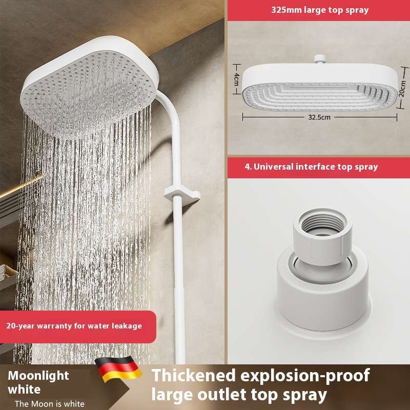 Supercharged ceig sprinkler head with thickened dome and large water outlet, household bathroom faucet, showerhead, shower set