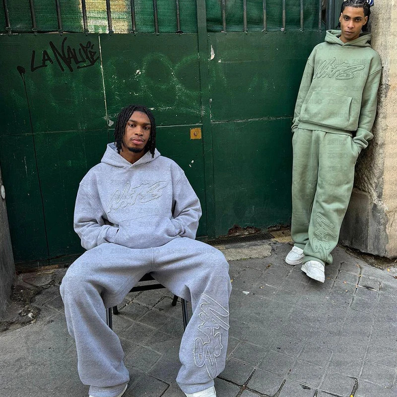 Korean basic casual couple hoodie retro Harajuku Y2k aesthetic long sleeved top with floral hip-hop letter patch work sweater 241205