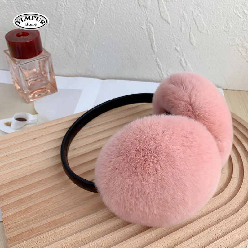 100% Natural Womens Fur Earrings Winter Fur Earrings Soft and Warm Fur Earrings Real Rex Rabbit Earrings Girl Gift 241205