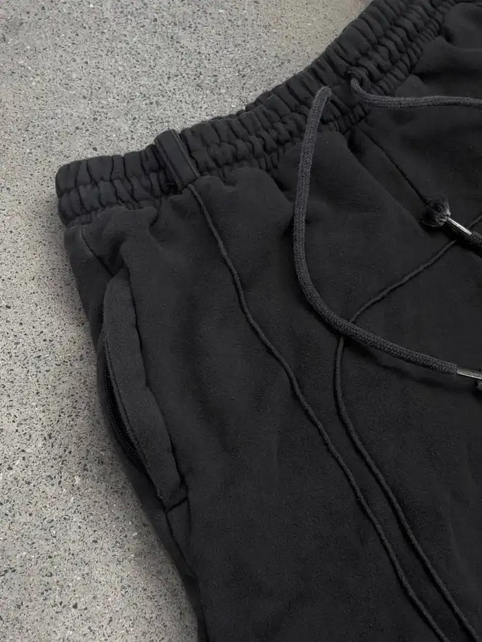 Y2K streetwear bag pants mens 2024 street trend straight casual Harajuku retro splicing oversized sports 241206