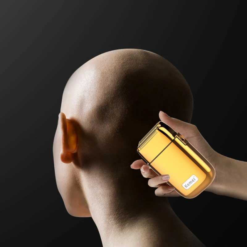 Kemei Tx1 Rechargeable Full Metal Electric Shaver For Men Hair Beard Electric Razor Bald Head Shaving Machine Finishing FadesXJ241207