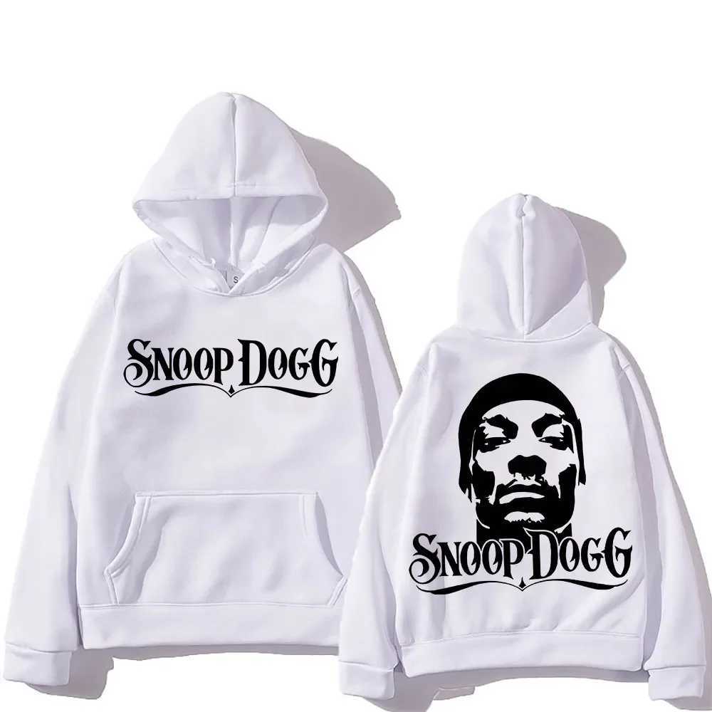 Snoop Dogg Hoodie Back Printed Hoodie Grunge Comfortable Sweatshirt Funko Pop Hip Hop Clothing Moletom Flce Gothic Zipper X241207