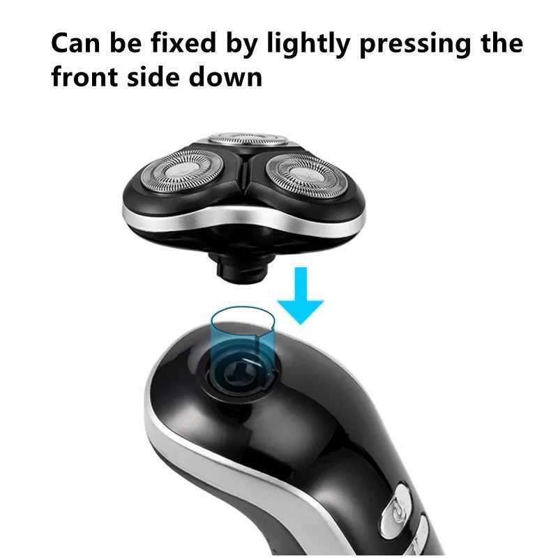 4 in 1 Mens Shaver Beard Trimmer Electric Nose Hair Trimmer Shaver Clipper Electric Razor Portable Hair Cutting Facial BrushXJ241207