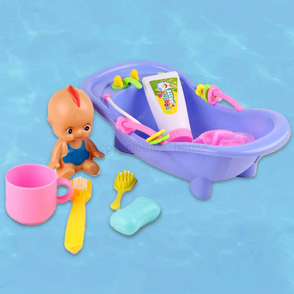 Lovely Bathroom Toy Eco-friendly Shower Toy High Simulation Gift Baby Play House Doll ToyXJ241207
