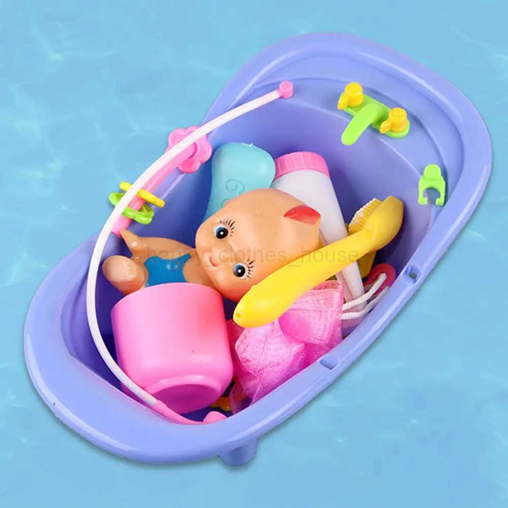 Lovely Bathroom Toy Eco-friendly Shower Toy High Simulation Gift Baby Play House Doll ToyXJ241207