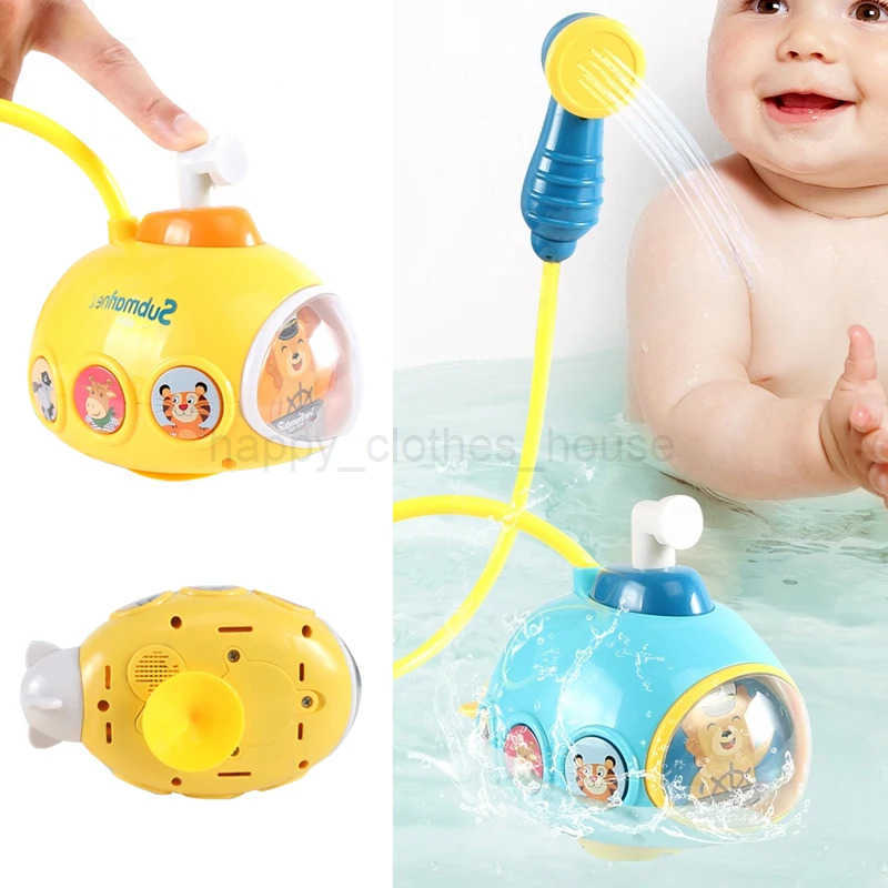 Baby Bath Toys for Kids Electric Submarine Shower Sucker Baby Toy Spray Water Toys Bathtub Toys Sprinkler Baby ShowerXJ241207